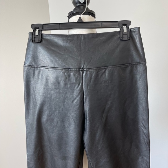Boston Proper faux leather pull on pants size small rocker date night - Picture 2 of 14